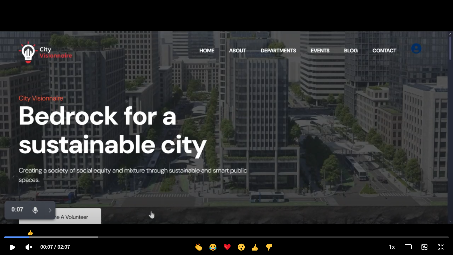 City Visionaire NGO Web Platform