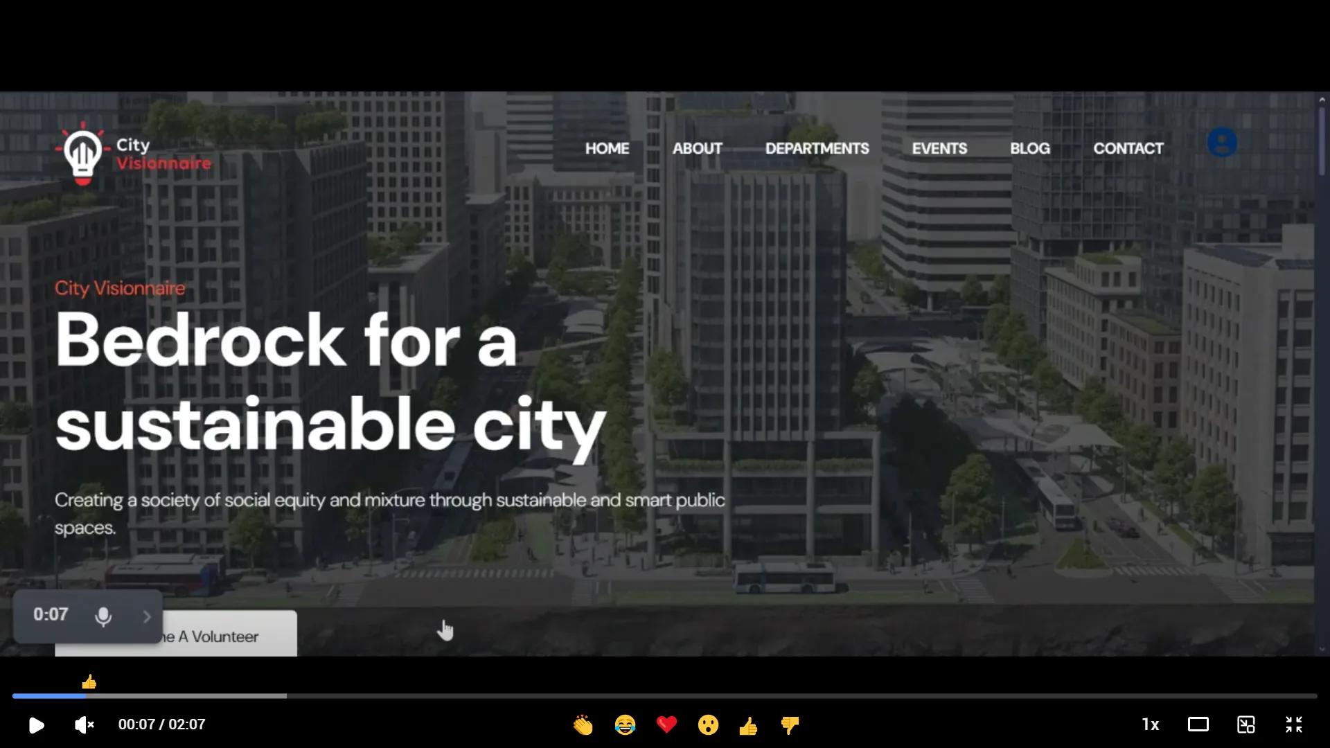 City Visionaire NGO Web Platform